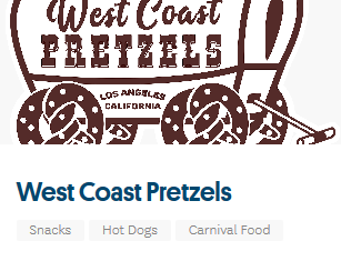 West Coast Pretzels Food Truck